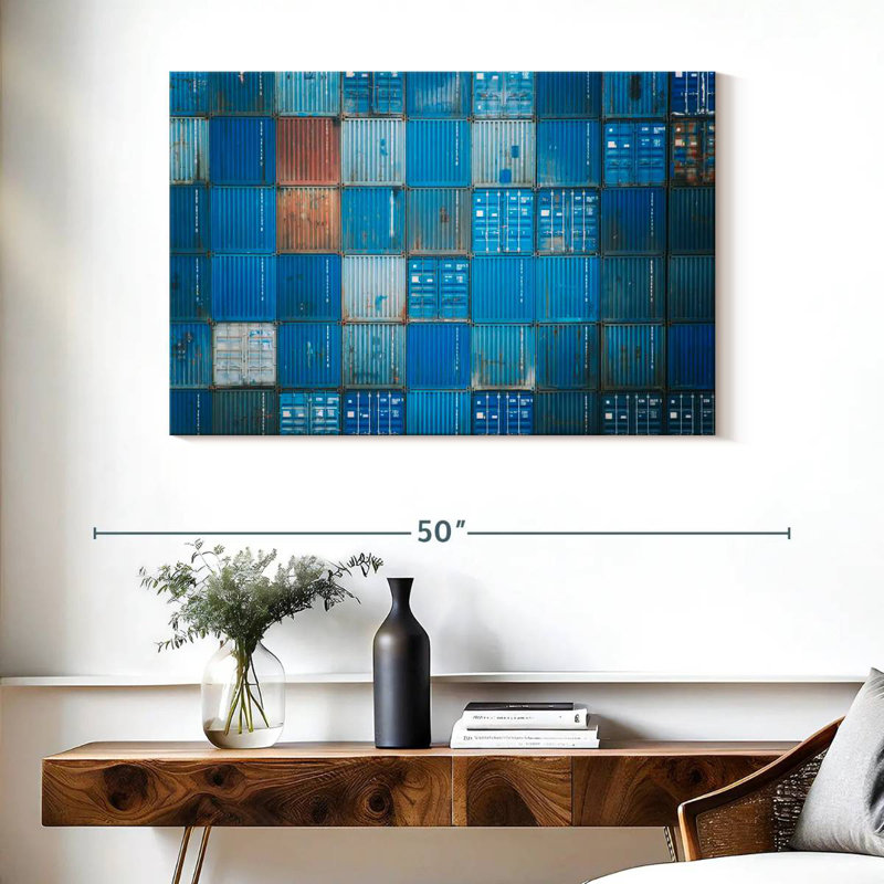 Avery Blue Cargo Containers, 26'' H X 39'' W