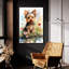 «Happy Puppy 1» par Momart, art mural en verre acrylique-198530169