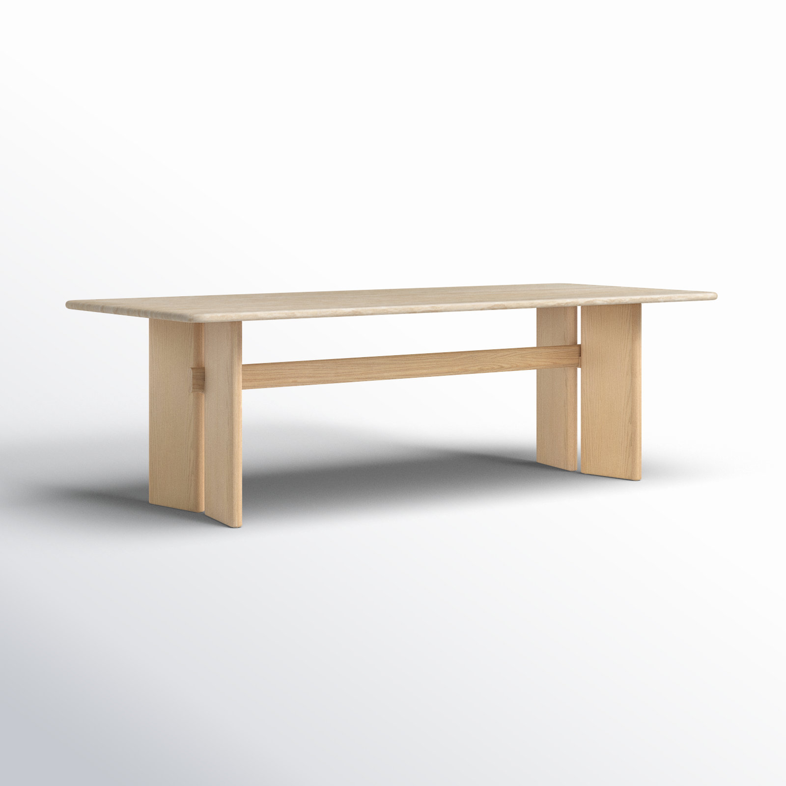 Granita 94" Travertine Dining Table