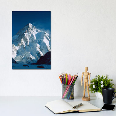Dawn's Sunlight On K2, Karakoram Mountains, Pakistan by Colin Monteath - Wrapped Canvas Print