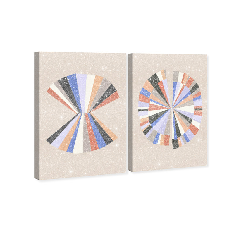 Minimally Perfect Set Set by Oliver Gal, 10"H x 15"W, Gallery Wrapped