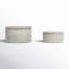 Hazleton Round Decorative Cement Storage with Lids