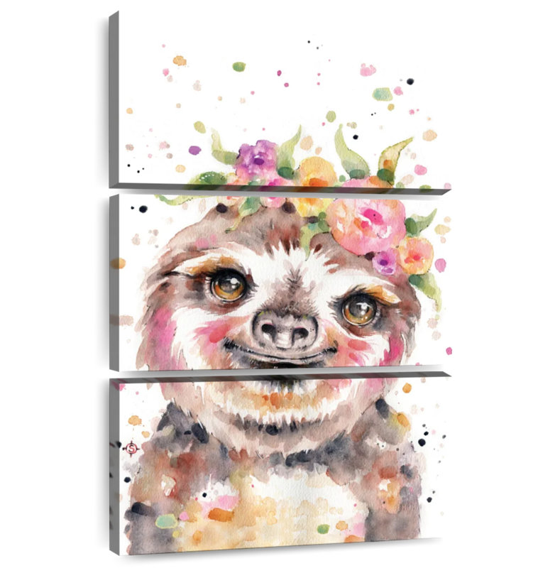Brampt Little Sloth, 74" H x 48" W