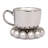 Stoneware Mug With Ball Edge Saucer