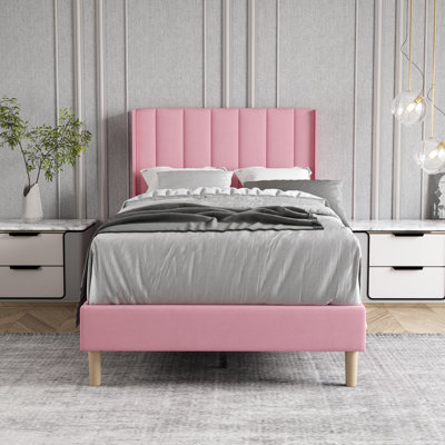 Lit plateforme tapissier