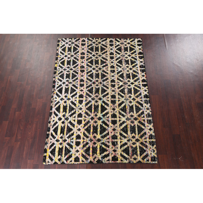 Trellis Abstract Modern Area Rug 6x8