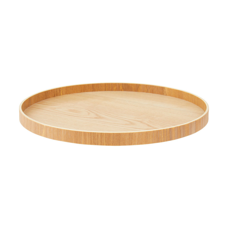 Sayreville Solid Wood Tray, Beige, 33cm H x 33cm W x 2cm D