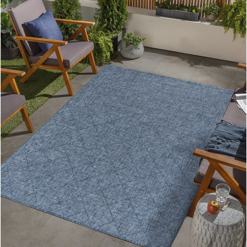 Tapis intérieur / extérieur rectangulaire Tuftonboro, Rectangle 7 pi 8 po x 10 pi 8 po