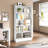 35.4'' W Bookcase, Modern Wood Tall Bookshelf-1844701721-1831045702