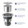 Basket Strainer Kitchen Sink Drain Compatible with 3.5" Drain Opening