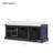 Rustic Storage Bench With 3 Removable Classic Rattan Basket , Entryway Bench With Removable Cushion-276792476