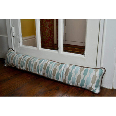 Ephraim Geometric Filled Fabric Draught Excluder