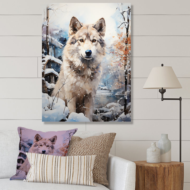 Siberian Dog Serenity III sur toile, Toile tendue, H 32 po x l 16 po
