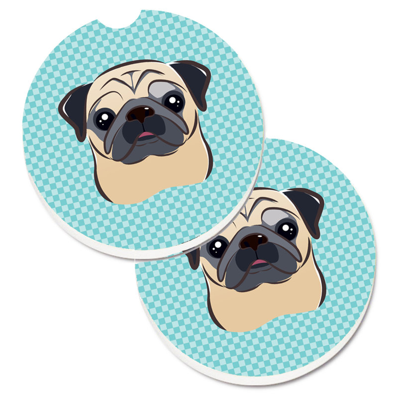 Sous-verre Retriever, Bleu, Fug Pug