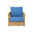 Crelake Deluxe 7 Piece Teak Outdoor Seating Group-1035075848