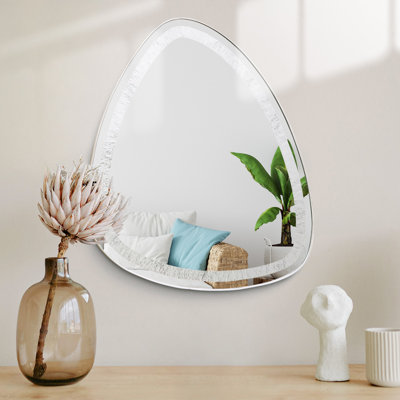 Miroir d'appoint mural asymétrique