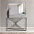 Kendra Glass Top Console Table-93834285-93834286
