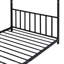 Lit plateforme simple en métal-2121481300