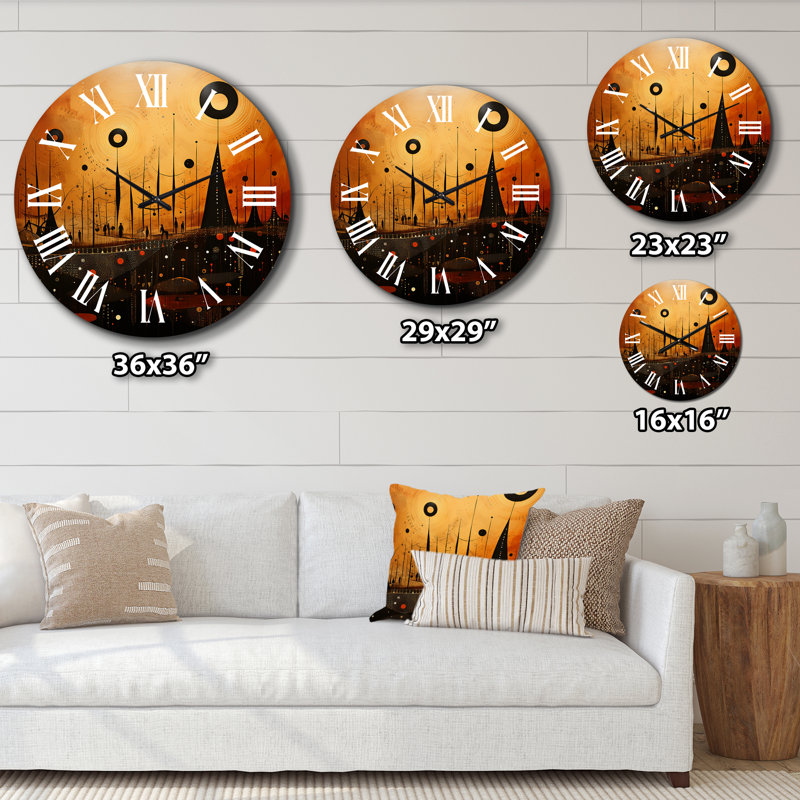 Horloge murale Cyriah, Très grand