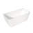 59" White Acrylic Soaking Bathtub, Non - Slip Feature, Fiberglass Reinforced Bottom, High Gloss And Comfort Oriented Design 60.32 In. Deep Rectangular White, Design, Reinforcement For A Stylish
