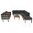 9-Piece Rattan Patio Conversation Set With Cushions-102797470