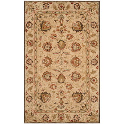 Antiquity Hand-Tufted Beige Area Rug