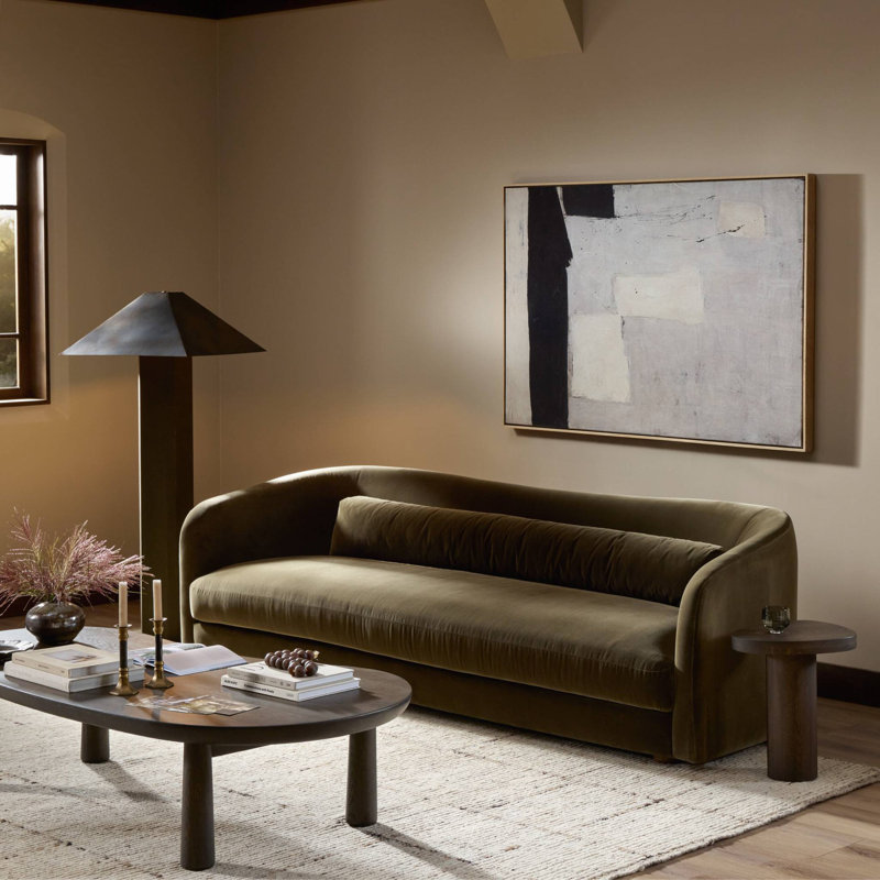 Juliette Sofa-99"-Surrey Olive