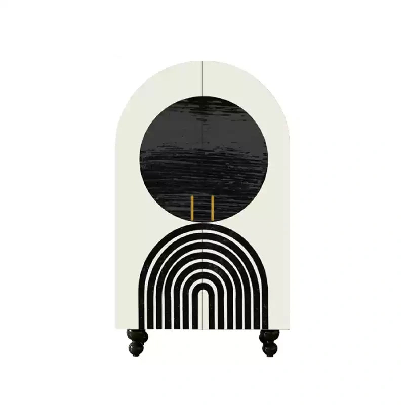 Armoire moderne à double porte minimaliste