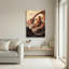 «Stone Tower and Giant Rock Arches in Misty Orange Canyon», art mural sur toile-132736437
