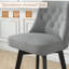 Tabourets de bar - gris foncé