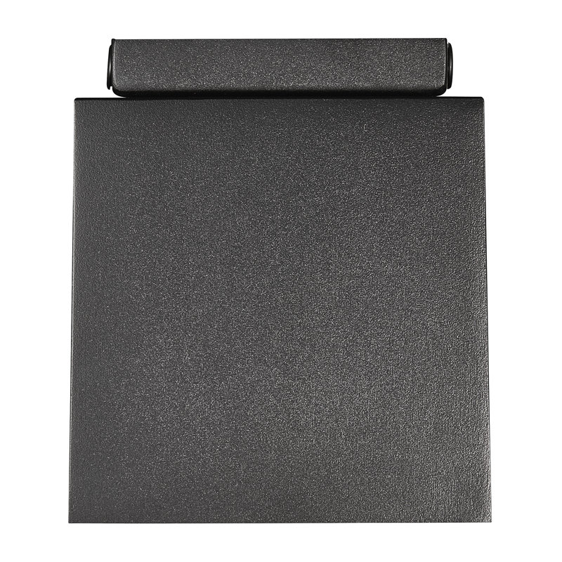 Ethan Flush Mount, Black, Black