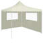 Auvent de remplacement en tissu blanc VidaXL pour pavillon de jardin-90565581-90565589