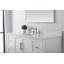 Ensemble de meuble-lavabo sur pied simple 60 po avec plateau Twicken-1726290679