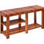 Banc de rangement rustique pour chaussures, 3 pièces Pour l'entrée, le salon. Et élégant étagère en bois avec solution de rangement pour salle de bain. Fournit dans le couloir. Solide et fiable