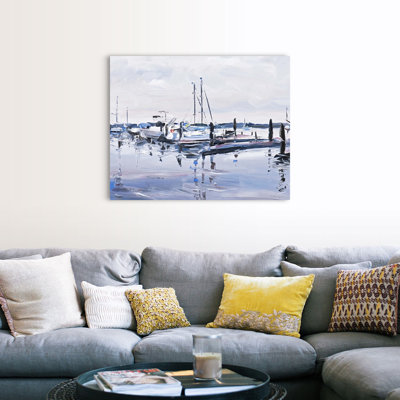 «Beaufort Marina», reproduction de David Shingler sur toile encadrée