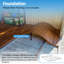 Remise de rangement extérieure en acier galvanisé brun de 1012 pi avec cadre de plancher pour une utilisation intensive, avec construction résistante aux intempéries, grande ouverture de porte, fenêtres transparentes, loquet et évents pour une chaleur efficace-130040903