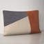 Tawny Patchwork Cotton Lumbar Throw Pillow-397296349