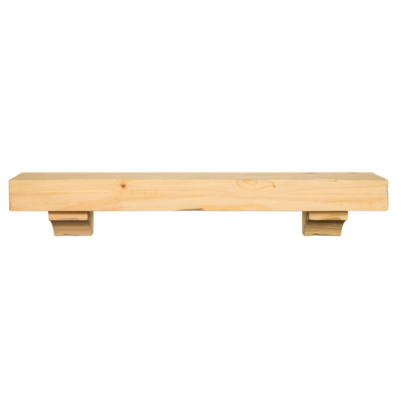 Tablette de manteau de cheminée Shenandoah, Inachevé, 48 po