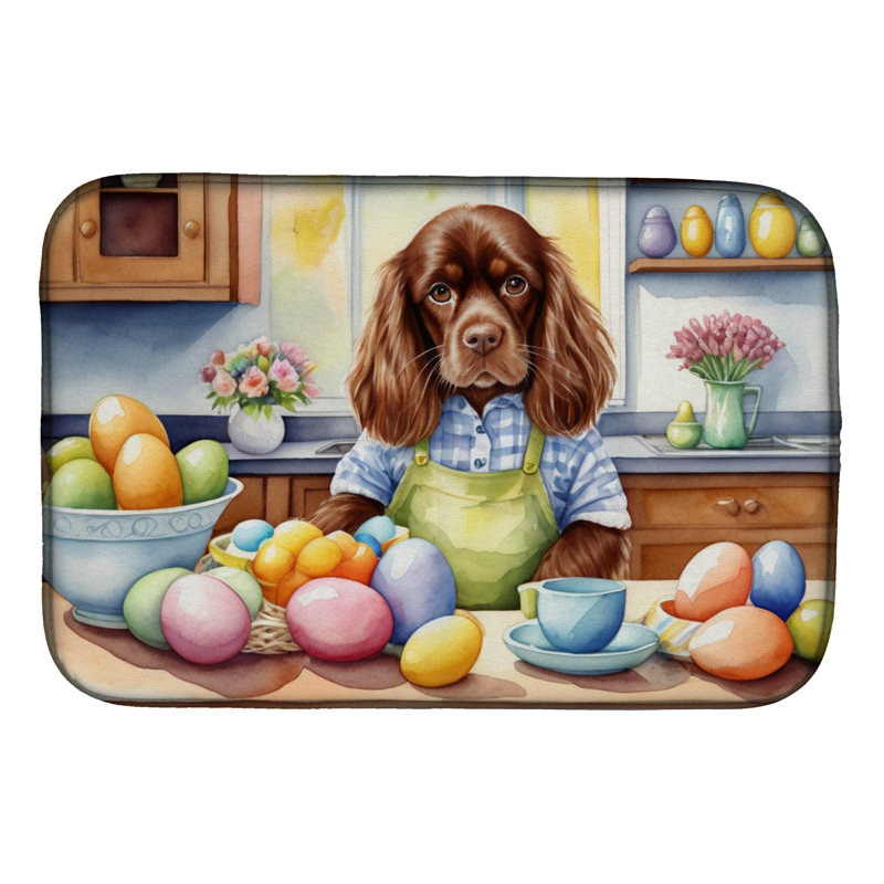 Tapis de vaisselle Decorating Spaniel