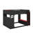 Full Size Wood Loft Bed With Desk,Drawers,Storage Compartments,Hanging Rod And RGB Lights-433192502