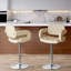 Tabouret de bar rotatif à hauteur ajustable Quira-1810062791