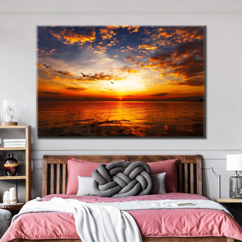 «Sky Sunset», reproduction sur toile, L 16 po x H 24 po