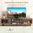 Mid Century Modern TV Stand For 55/60/65/70 Inch TV