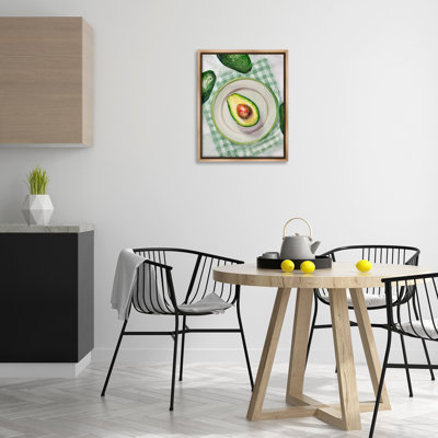 Cadre délicat d'avocat sur plaque flottante, design par Lil 'Rue