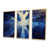 Toile naturelle avec cadre flottant
