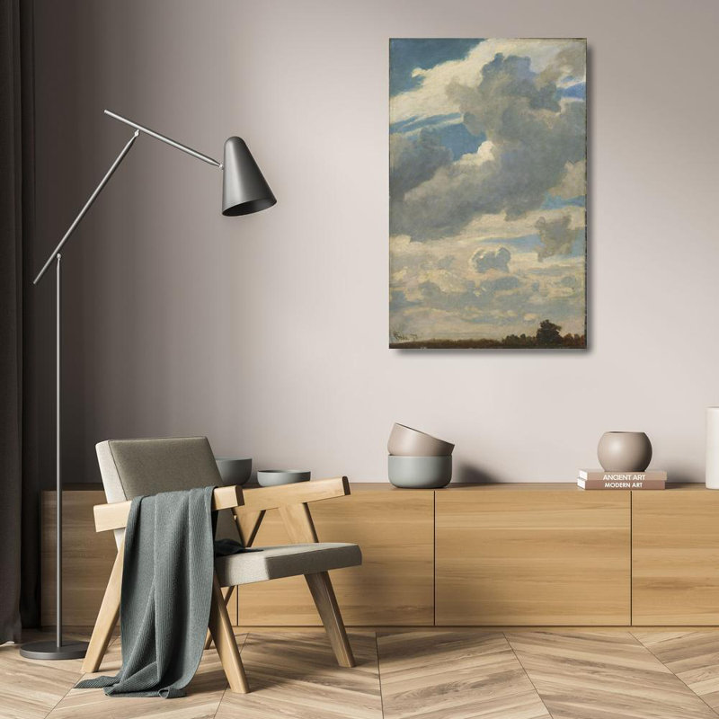 «Air Study» par Hans Gude - Art mural sur toile tendue avec châssis, H 24 po x l 17 po