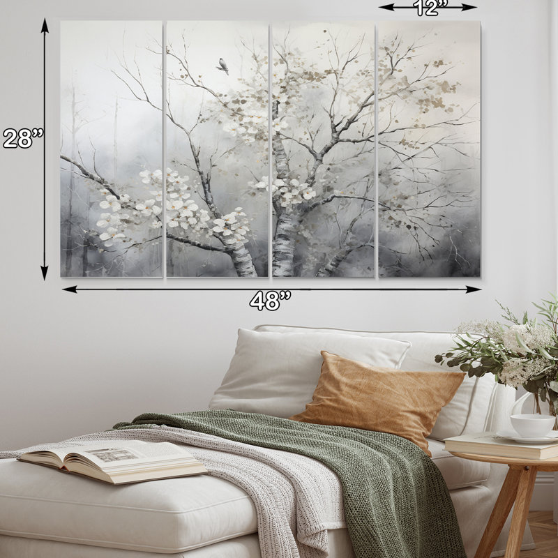 Ensemble de 4 pièces sur fond gris