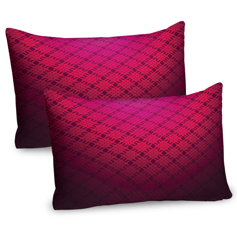 Ensemble de 2 taies décoratives géométriques Ambesonne, H 20 po x l 30 po