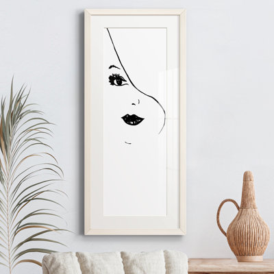 Fashion Sketch II - Single Picture Frame Drawing Print