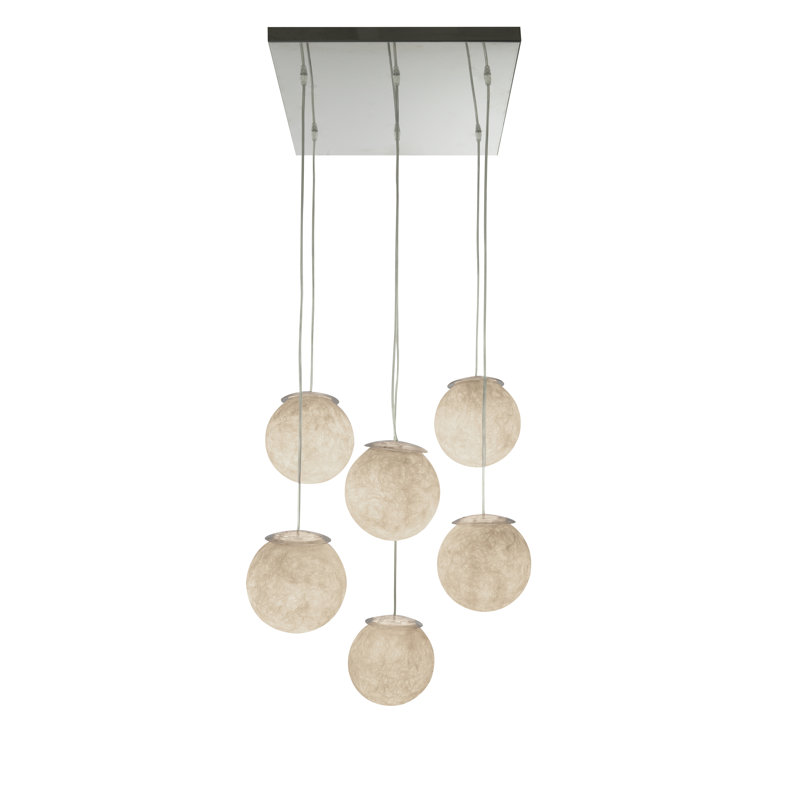 Luna 6 - Light Chrome Sphere Pendant
